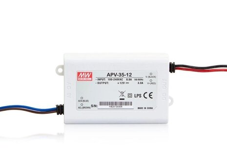 LED PS12V35WIP30 MeanWell nap. zdroj 12V,35W, APV