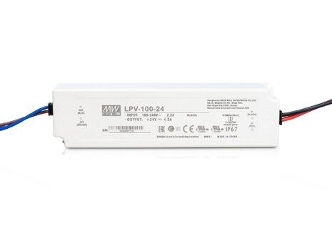 LED PS24V100W LPV MeanWell nap.zdroj 24V 100W