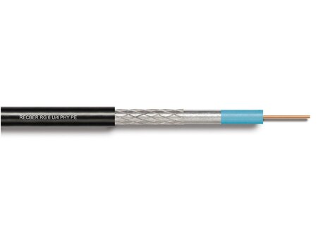 RECBER RG6 U/4 PHY-PE Class C Cu/Al 100m