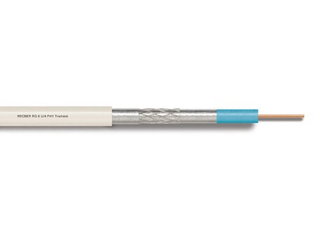 RECBER RG6 U/4 PHY-PVC Cu/Al TS 100m