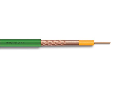 RECBER RG6 U/6 PHY-PVC Class B Cu/Cu Euro Eca 300m