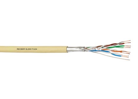 RECBER SL200 F/U24 Cat.5e F/UTP 4x2x24AWG 305m
