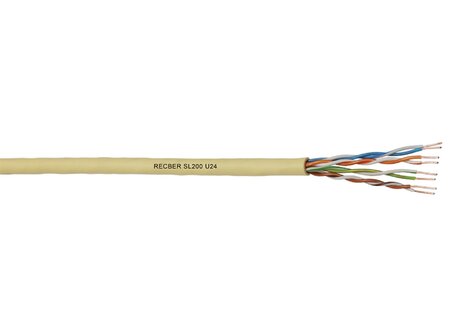 RECBER SL200 U24 PE Cat.5e U/UTP 4x2x24AWG 305m