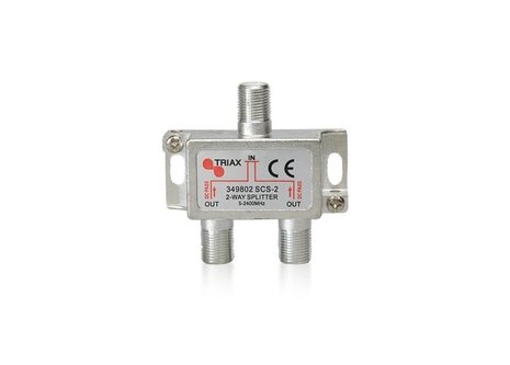 Rozbočovač 1-2 TRIAX SCS - 2 WAY 5-2400 MHz