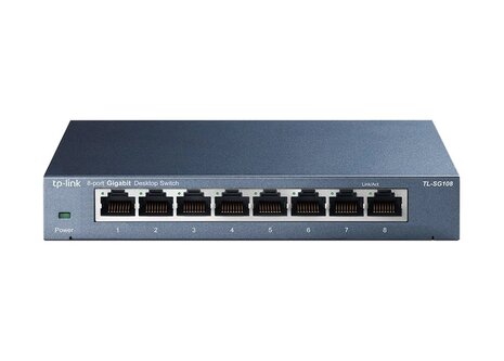 SwitchTP-Link TL-SG108 8-Port/1000Mbps/Desk