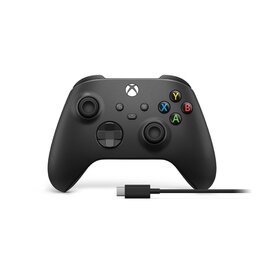 Xbox bezdrôtový ovládač čierny + USB-C kábel 2,7m