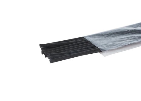 Zmršťovacie bužírky 5,0mm čierne 1m (10ks)