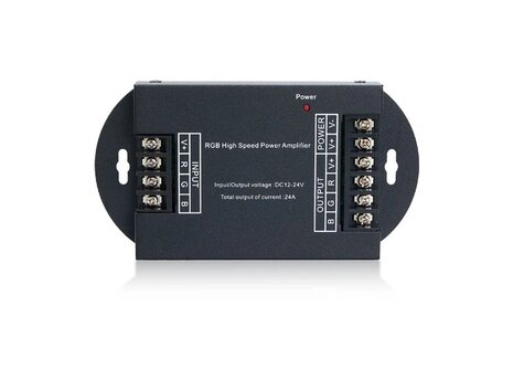 Zosilovač pre RGB LED pásy 12V,24V - 3x8A